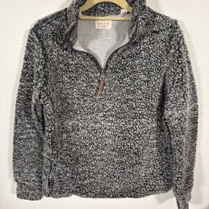 Weatherproof‎ Vintage Sherpa Small Pullover 1/4 Zip Neck I1
